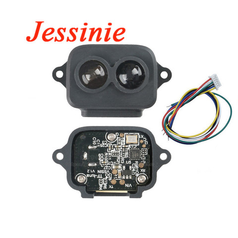 Módulo de Sensor de alcance láser ToF, dispositivo de comunicación Lidar UART I2C IIC de 8 metros con Cable ► Foto 1/6