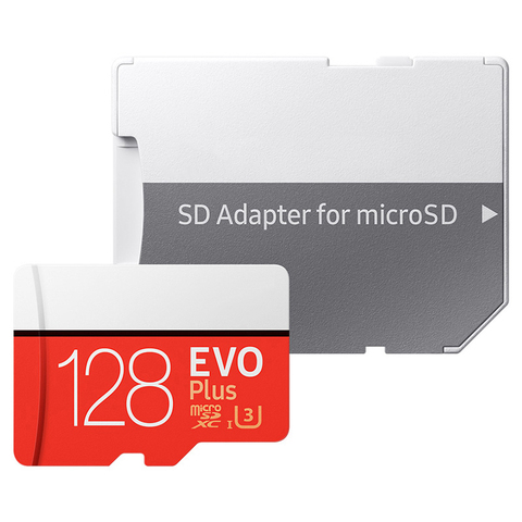 Tarjeta de memoria Micro SD para cámara SJCAM SJ10 PRO 4K, memoria de 128 GB / 64 GB, versión EVO, velocidad de lectura 100 MB/s U3 ► Foto 1/2