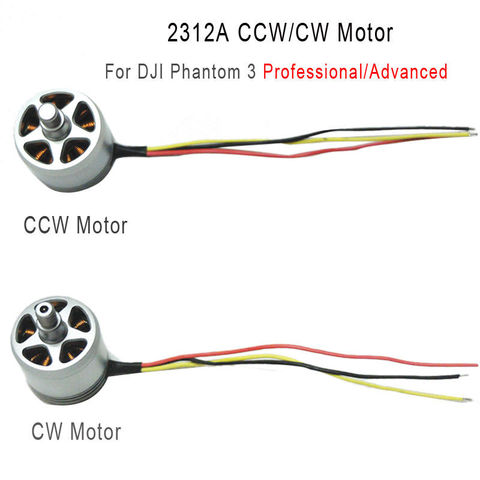 Motor sin escobillas 2312A para DJI Phantom 3 Pro Advanced 3A 3 P 3S SE Drone CW CCW, Kits de accesorios de Motor, piezas de reparación ► Foto 1/6