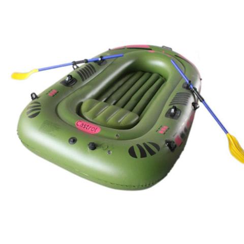 Bote inflable de PVC grueso para 1 ~ 3 personas, balsa, río, lago, bote, Kayak, canoa, bomba de pesca de deriva, bote de aire de remos y remos ► Foto 1/6