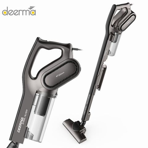 Deerma-Aspirador de mano DX700 DX700S, aspirador doméstico con colector de polvo de fuerza, aspirador casero ► Foto 1/6