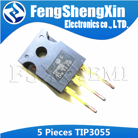5 unids/lote TIP3055 TO-3P T1P3055-247 transistores de potencia ► Foto 1/3