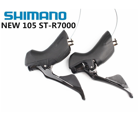 Shimano-palanca de Control Dual para bicicleta de carretera, palanca de cambios Sti, 105 R7000, 2x11 velocidades, actualización de 5800 ► Foto 1/6