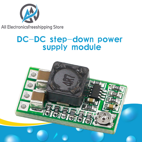 Módulo de fuente de alimentación reductor de voltaje ajustable, 97.5%, 1,8 V, 2,5 V, 3,3 V, 5V, 9V, 12V, 1 uds., Mini DC-DC, 12-24V a 5V, 3A ► Foto 1/6