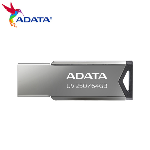 ADATA-unidad Flash de Metal, dispositivo de lápiz de memoria, Pendrive Mini para ordenador, UV250, 16GB, 32GB, 64GB, USB 2,0 ► Foto 1/6