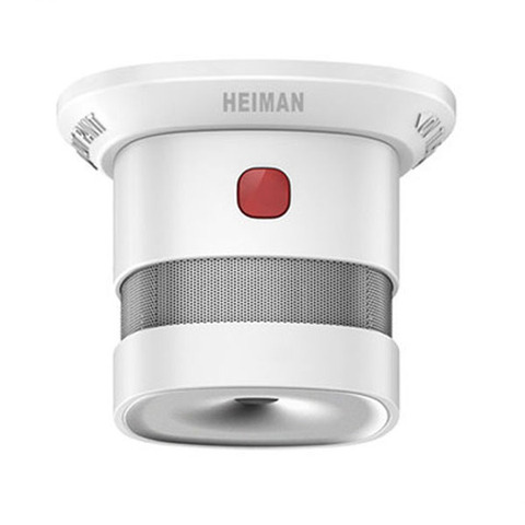 HEIMAN-alarma inteligente Zigbee para el hogar, Detector de humo con Sensor contra incendios, aprobado por EN14604, funciona con el asistente Kaku ► Foto 1/6