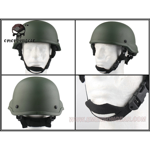 Emersongear-Casco táctico Emerson ACH MICH 2002 TC2002, protector de cabeza de combate, ABS Airsoft, multicolor ► Foto 1/6