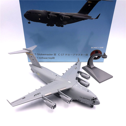 Modelo de avión de Metal fundido a escala 200, modelo de avión para niños de EE. UU. C-17 C17 Globemaster III, avión de transporte de estrategia ► Foto 1/5