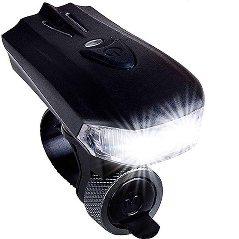 Luz LED inteligente para bicicleta, linterna de seguridad en ciclismo, recargable vía USB ► Foto 1/6
