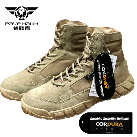 Botas militares tácticas de desierto para hombre y mujer, Zapatos de seguridad de fuerzas especiales Uniforme de Trabajo, botines de combate, 208 ► Foto 1/1