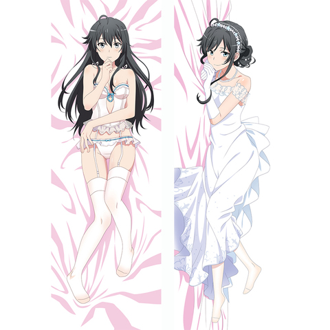 MMF Hamachi y OreGairu-funda de almohada para adolescentes, funda de almohada con diseño romántico de SNAFU, Yukino, Yukinoshita, Yui, Yuigahama ► Foto 1/6