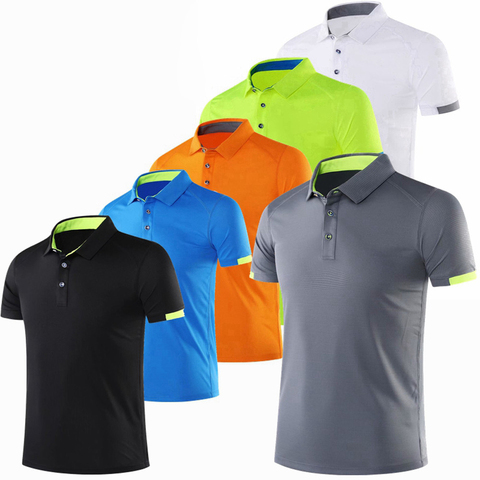 Hombres y mujeres de manga corta golf Mesa Camiseta polo para tenis corriendo ym ropa deportiva bádminton camisa outdoorGolf ropa de mangas cortas ► Foto 1/6