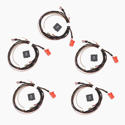 READXT 5 Set Control de tracción ESP apagado ASR botón interruptor con Cable de enchufe accesorios del coche para el Golf MK6 Jetta 5 MK5 6 ► Foto 1/6