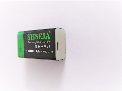 9 V 1000 mAh batería de iones de litio de 6F22 batería recargable USB detector de juguete recargable batería envío gratis ► Foto 1/4