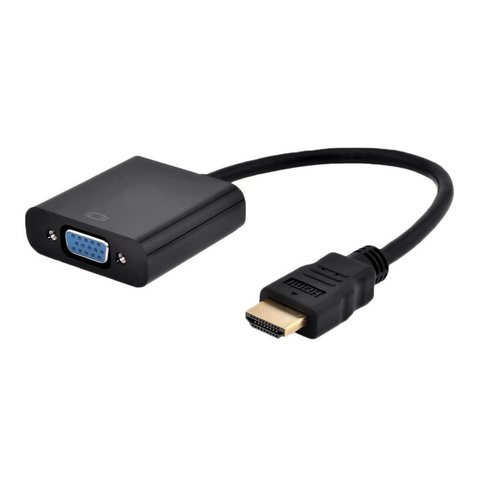 Adaptador de Cable de vídeo compatible con Vga a HDMI, Monitor HDTV para televisión, adaptador HDMI, compatible con ordenador 1,4, macho-hembra ► Foto 1/6