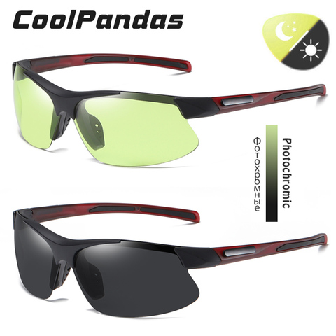 Gafas de sol fotocromáticas polarizadas para hombre y mujer, lentes de sol fotocromáticas de diseño de marca, ultralivianas, a prueba de viento, zonnebril heren ► Foto 1/6