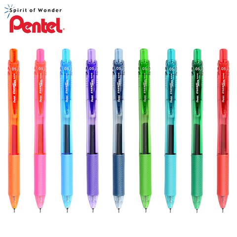 Pentel EnerGel-Bolígrafo de Gel líquido BLN105, bolígrafo de secado rápido de 0,5mm, bolígrafo de Metal con punta de aguja, papelería escolar japonesa, 1 Uds. ► Foto 1/6