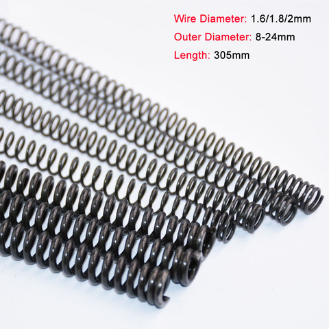 1PCS Y-type Compression Spring Pressure Spring 65 Manganese Steel Wire Diameter 1.6/1.8/2mm Length 305mm ► Foto 1/4