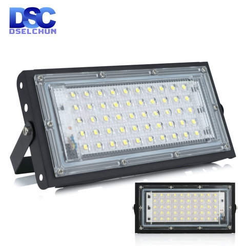 Foco reflector Led para exteriores, farola LED impermeable IP65, iluminación de paisaje, 50W, CA 220V 230V 240V ► Foto 1/6