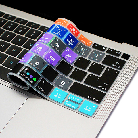 HRH Ableton-funda de silicona para teclado de portátil, para MacBook Air de 13 