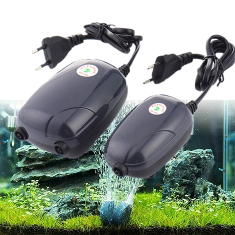 Bomba de oxígeno silenciosa para acuario, Mini compresor de aire de 220V, 3W, 5W, para aireador para peces, accesorios para acuario ► Foto 1/6