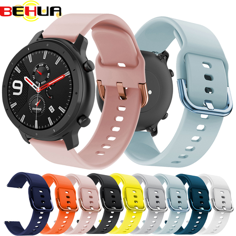 Correa de reloj para Xiaomi Huami Amazfit GTR, Correa deportiva de 20mm y 22mm para relojes Amazfit GTR de 47mm Stratos 2 2S, correas GTS de 42mm ► Foto 1/6