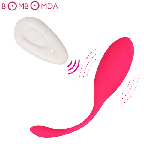 Vibrador inalámbrico con control remoto para mujeres, juguete sexual con huevos para saltar, bragas, consolador portátil para punto G y clítoris ► Foto 1/6