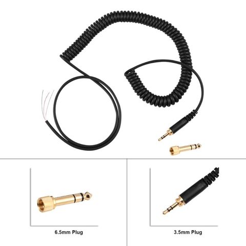 Cable de resorte de repuesto, Cable de enchufe de Cable para Beyerdynamic DT 770 770Pro 990 990Pro, accesorios para auriculares ► Foto 1/6