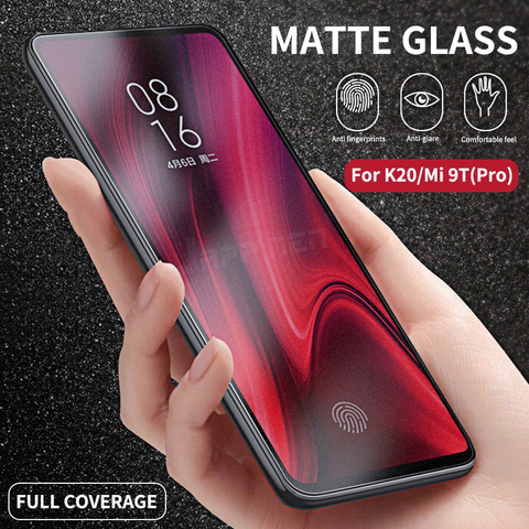 Vidrio Templado mate esmerilado para Xiaomi Mi 9 T 9 T Pro, Protector de pantalla completo para Xiaomi Redmi K20 Pro K20 ► Foto 1/6