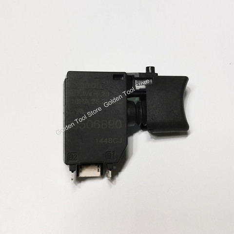 Interruptor 6506890 650689-0 143975-1 para Makita DTD153 DTD154 DTW180 TD154D DTD154Z DTD154RFE DTD153RFE DTD153RTE DTD153Z DTD155 ► Foto 1/2