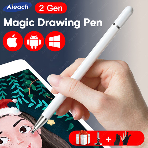 Lápiz Stylus para tableta, lápiz táctil para iPad, Samsung, Xiaomi,  Android, IOS, Apple, 1, 2 lapiz tactil para tablet - AliExpress