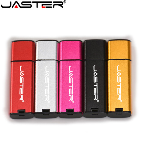 JASTER-unidad flash USB con logotipo gratis, 64GB, 32GB, 16GB, 4GB, Memoria flash usb de plástico, dispositivo de regalo de fotografía, 1 Uds. ► Foto 1/6