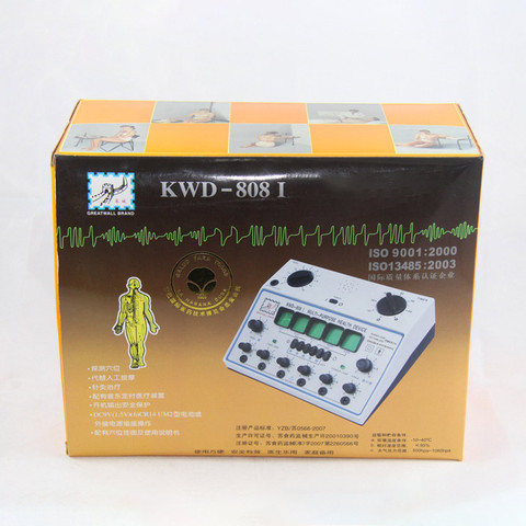 Electroestimulador de acupuntura KWD808I 6, parche de salida, herramienta de masaje electrónico para el cuidado del D-1A, máquina estimuladora de acupuntura KWD-808 I ► Foto 1/4