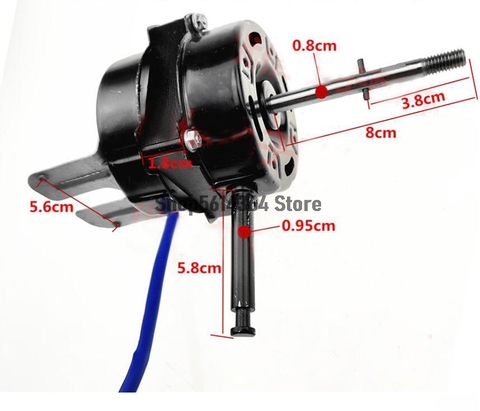 Ventilador de escritorio eléctrico monofásico, extractor de aire de 16 