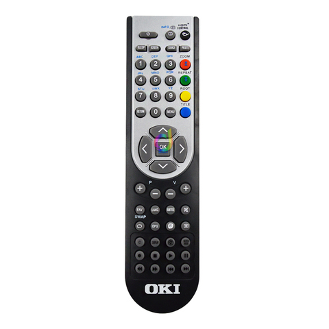 Adecuado para OKI TV mando a distancia L40VEFHTUV V19B-PHDTUVI V16A-PHD V16A-PHDUI V19B-LED4 V19B-PHD V19B-PHDUV ► Foto 1/5