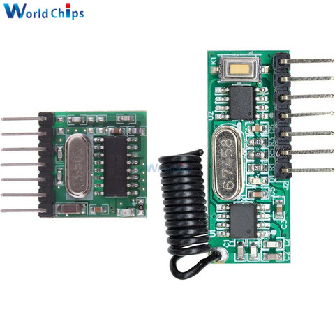 Transmisor receptor decodificador inalámbrico, módulo de 4 canales de salida para mando a distancia de 433mhz, TX118SA-4, 433Mhz ► Foto 1/6