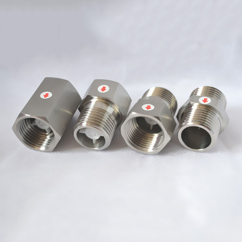Válvula de retención de acero inoxidable para calentador de agua, válvula de retención de hilo femenino BSP de 1/2 pulgadas, de un sentido, sin retorno, para Tanque De Agua de agua, inodoro, 304 ► Foto 1/1