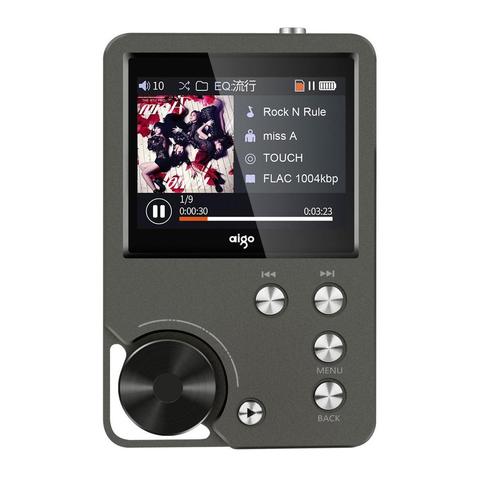 Aigo MP3-105plus Original hi-res reproductor de música digital Hifi Flac reproductor de MP3 portátil mini reproductor de música sin pérdidas con pantalla ► Foto 1/4