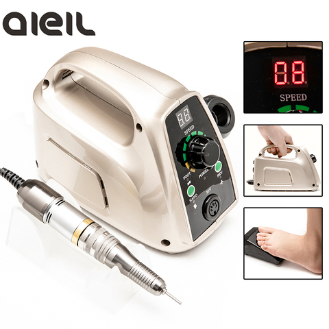 Taladro eléctrico para uñas, máquina de manicura, conjunto de cortador para manicura y pedicura, herramienta para esmaltado de uñas, 35000 ► Foto 1/6