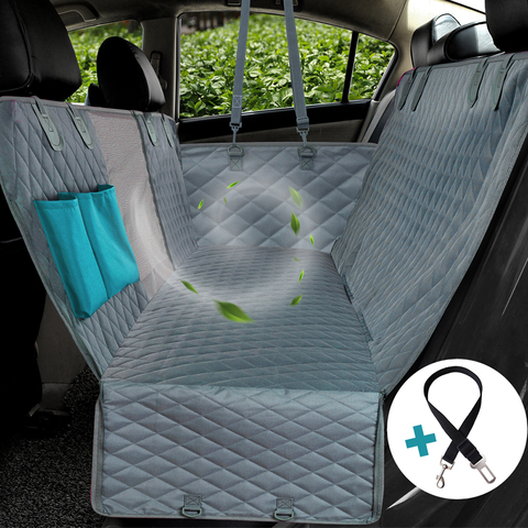 Prodigen-Protector para asiento de coche para perros, impermeable, transporte de mascotas, Protector de asiento trasero de coche, esterilla, hamaca de coche para perros pequeños y grandes ► Foto 1/6