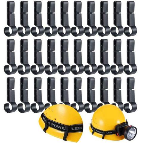 10 unids/set Clip para casco de plástico antideslizante fácil de instalar gancho para casco accesorios de fijación para faro delantero ► Foto 1/6