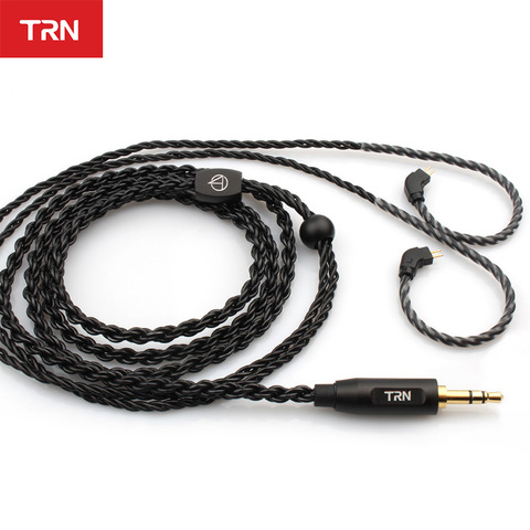 TRN-Cable de cobre de alta pureza, 6 núcleos, 3,5mm, conector MMCX/2 pines para TFZ TRN V30 V80 IM1 IM2 X6 CCA C10 ► Foto 1/6