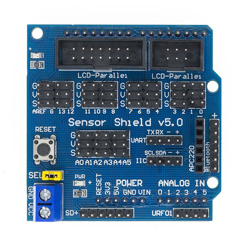 Placa de expansión V5.0 con Sensor, accesorios para arduino, bloques de construcción electrónicos, robot, placa de expansión V5 ► Foto 1/6