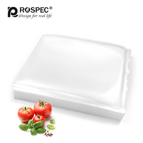 ROSPEC-bolsas de sellado al vacío sin BPA para cocina, bolsas de almacenamiento de alimentos secos al vacío, sellador de fruta, bolsas de mantenimiento fresco, 20x25 ► Foto 1/6