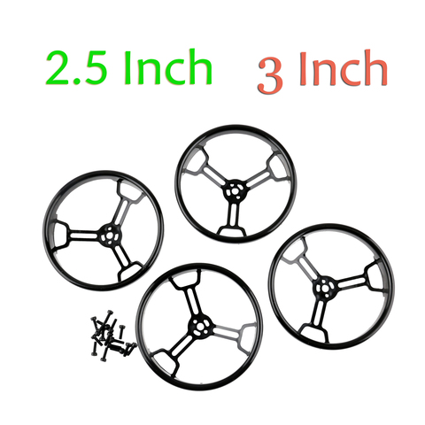 Anillo de protección para hélice de 3 y 2,5 pulgadas, Kit de marco de Dron para cuadricóptero Micro, FPV, 4 Uds. ► Foto 1/6