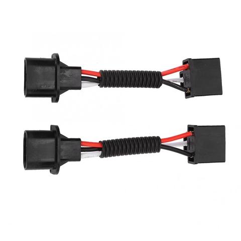 Conector de Cable de conversión de luz antiniebla para faro delantero, adaptador hembra H13 macho a H4 9003 de 75W, compatible con Jeep Wrangler, 2 uds. ► Foto 1/6