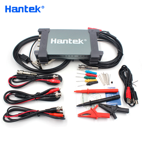 Hantek-Osciloscopio de almacenamiento Digital para coche, dispositivo con 4 canales, 250Mhz, ancho de banda, USB, PC, detector de coche, Hantek 6254BE ► Foto 1/6