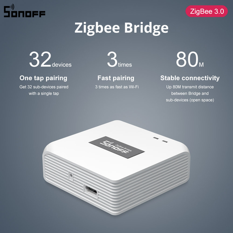 SONOFF-controlador inteligente ZBBridge Zigbee, puente inteligente para el hogar con aplicación 3,0, control remoto inalámbrico, funciona con Alexa y Google Home ► Foto 1/6