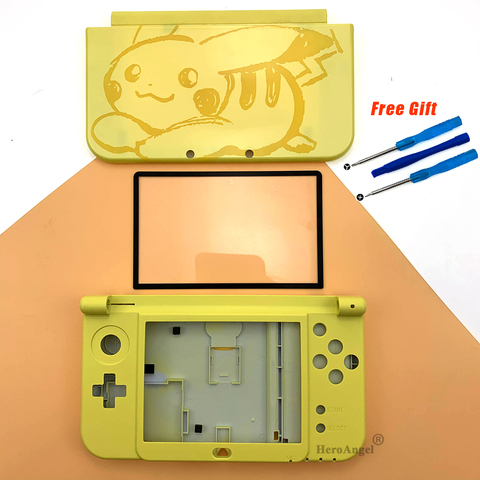 REPUESTO nuevo para la nueva cubierta de la consola de juegos 3DS LL de Nintend para la nueva carcasa 3DS XL, juego completo de accesorios ► Foto 1/6