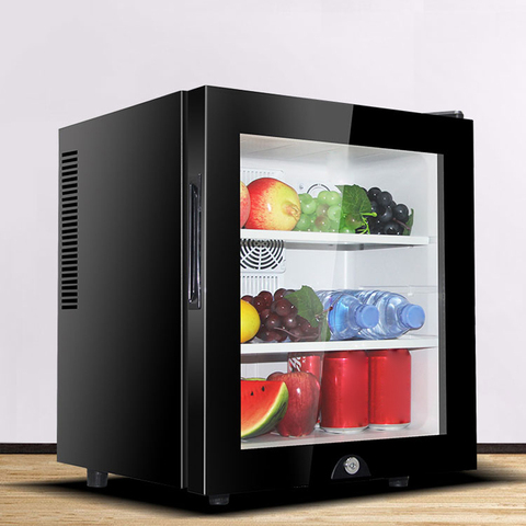 Mini nevera de 30l para el hogar, refrigerador de una puerta para vino, leche, alimentos, almacenamiento en frío, dormitorio, congelador, LBC-30AA, 220V/50hz ► Foto 1/6